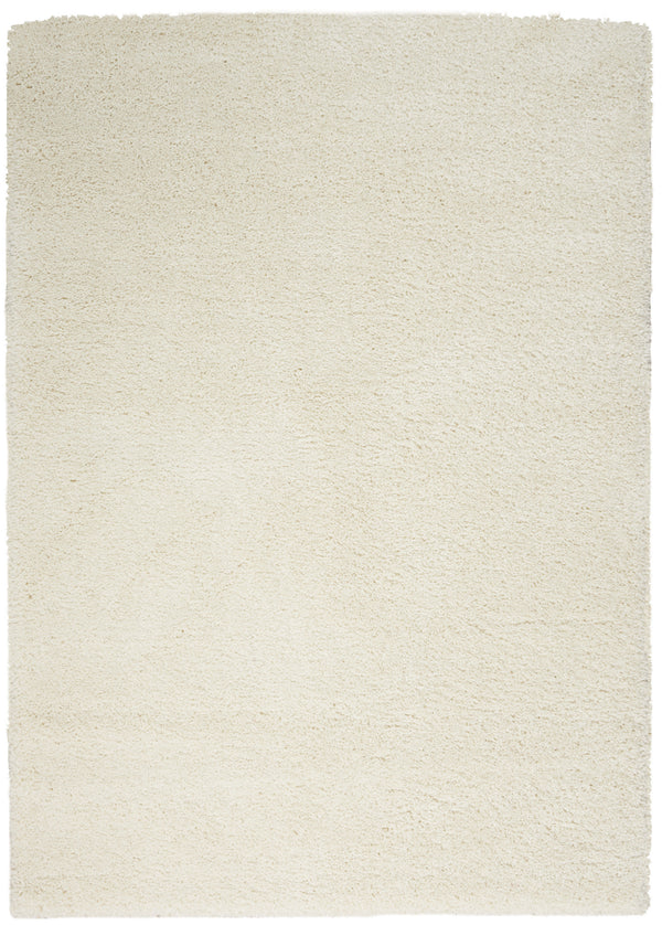 Homeroots 5' X 7' Ivory Shag Area Rug  Polypropylene 556085