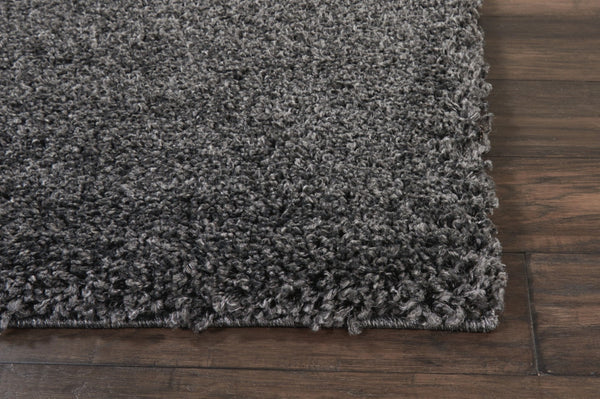 HomeRoots 7' Gray Shag Area Rug - Plush, Stain-Resistant, Soft Pile for Modern Interiors and Cozy Spaces 7' X 10' 556116