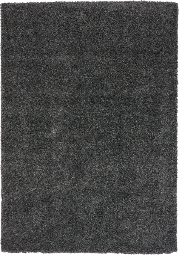 Homeroots 7' X 10' Gray Shag Area Rug  Polypropylene 556116
