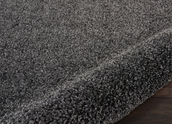 HomeRoots 7' Gray Shag Area Rug - Plush, Stain-Resistant, Soft Pile for Modern Interiors and Cozy Spaces 7' X 10' 556116
