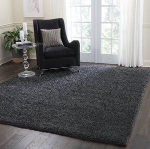 Homeroots 8' X 10' Gray Shag Area Rug  Polypropylene 556117