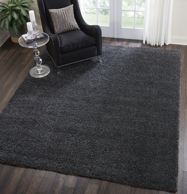 Homeroots 8' X 10' Gray Shag Area Rug  Polypropylene 556117