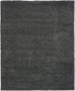 Homeroots 8' X 10' Gray Shag Area Rug  Polypropylene 556117