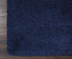 Homeroots 4' X 6' Blue Shag Area Rug  Polypropylene 556119