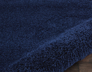 Homeroots 4' X 6' Blue Shag Area Rug  Polypropylene 556119