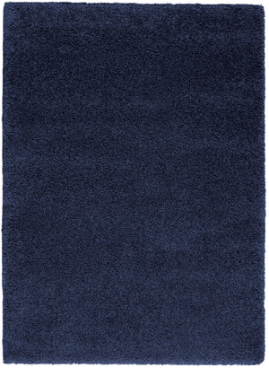 Homeroots 5' X 7' Blue Shag Area Rug  Polypropylene 556120