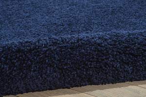 Homeroots 5' X 7' Blue Shag Area Rug  Polypropylene 556120