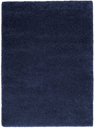 Homeroots 5' X 7' Blue Shag Area Rug  Polypropylene 556120