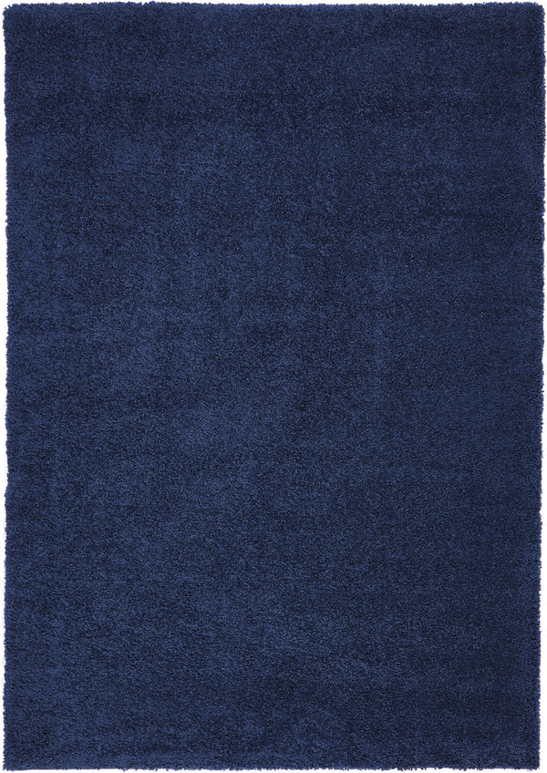 Homeroots 7' X 10' Blue Shag Area Rug  Polypropylene 556121