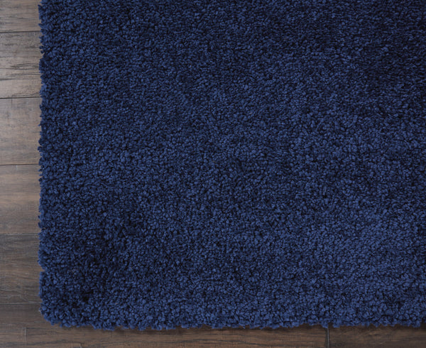 Homeroots 7' X 10' Blue Shag Area Rug  Polypropylene 556121