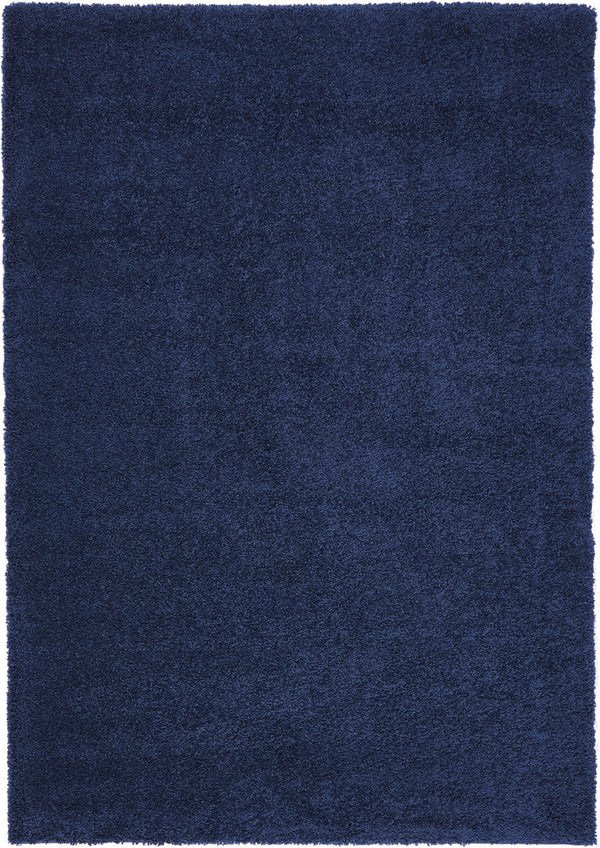 Homeroots 7' X 10' Blue Shag Area Rug  Polypropylene 556121