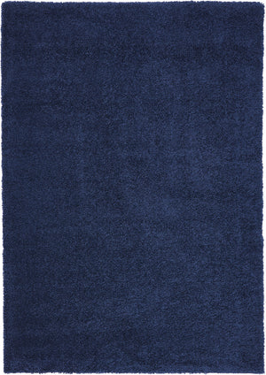 Homeroots 7' X 10' Blue Shag Area Rug  Polypropylene 556121