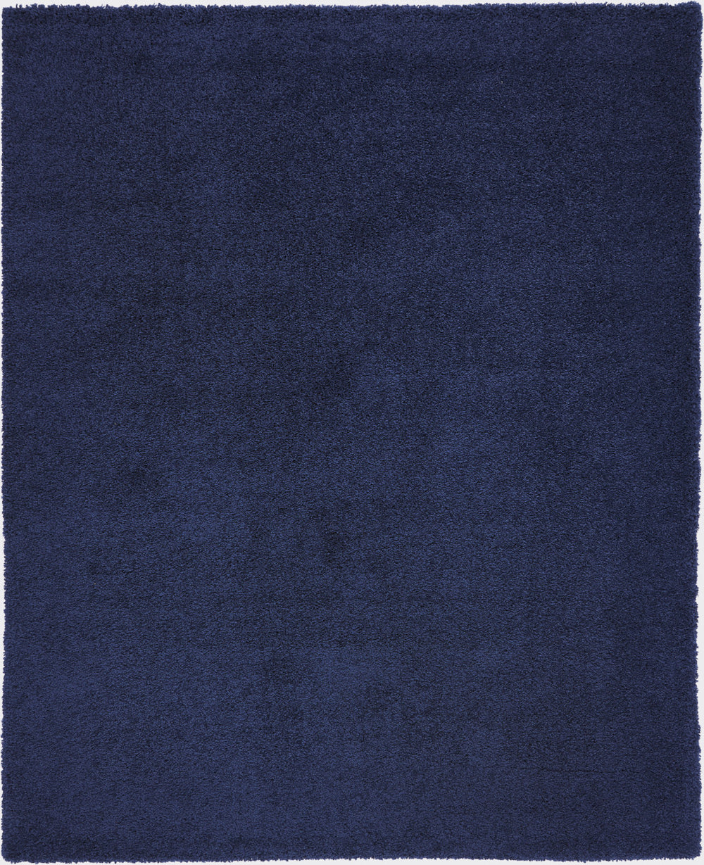 Homeroots 8' X 10' Blue Shag Area Rug  Polypropylene 556122