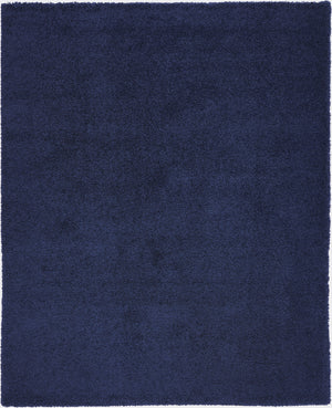 Homeroots 8' X 10' Blue Shag Area Rug  Polypropylene 556122