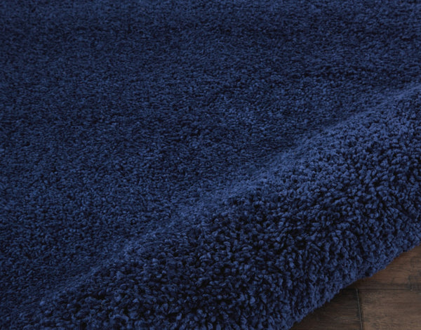 HomeRoots 8' Blue Shag Area Rug – Luxurious Plush Comfort for Modern Spaces, Stain-Resistant & Versatile Design 8' X 10' 556122