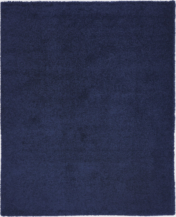 HomeRoots 8' Blue Shag Area Rug – Luxurious Plush Comfort for Modern Spaces, Stain-Resistant & Versatile Design 8' X 10' 556122