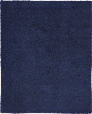Homeroots 8' X 10' Blue Shag Area Rug  Polypropylene 556122