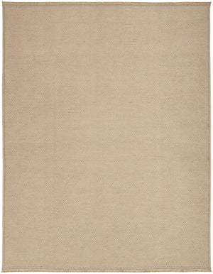 HomeRoots 8' Natural Flatweave Area Rug with Fringe - Durable, Stylish Design for Modern and Rustic Spaces 8' X 10' 556245