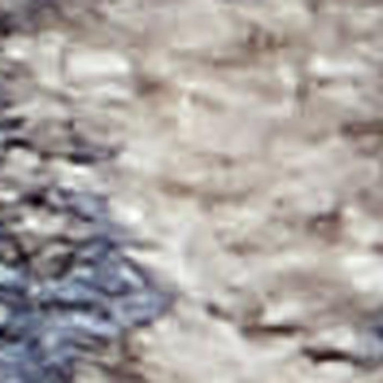 HomeRoots 4 X 6 Abstract Ivory Blue Gray Synthetic Area Rug for Modern Living Spaces 556370