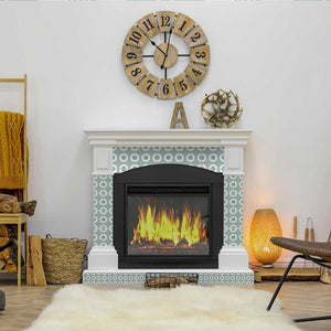 Homeroots 12" Light Sage & White Circle Flower Peel And Stick Tiles - Easy Diy Home Decor For Any Room! 12" X 12" Vinyl 556395