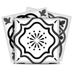 Homeroots 12" Shades Of Grey Mosaic Peel And Stick Tiles For Easy Home Makeovers - Removable & Stylish Décor 12" X 12" Vinyl 556420