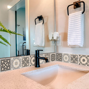 Homeroots 12" Espresso Brown Mosaic Peel And Stick Tiles - Easy, Removable Solutions For Stylish Home Makeovers! 12" X 12" Vinyl 556425