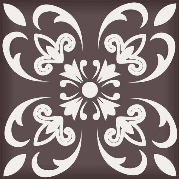 Homeroots 12" Light Brown And White Mosaic Peel And Stick Tiles – Easy, Removable Decor For Stylish Makeovers! 12" X 12" Vinyl 556431