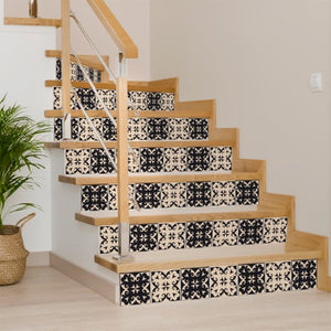 Homeroots 12" Peel And Stick Brown And Black The Sheep Removable Tiles For Effortless Home Makeovers 12" X 12" Vinyl 556436