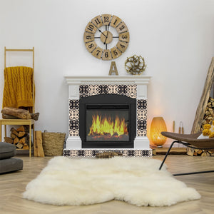 Homeroots 12" Peel And Stick Brown And Black The Sheep Removable Tiles For Effortless Home Makeovers 12" X 12" Vinyl 556436