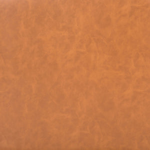 HomeRoots 27" Modern Brown and Gold Faux Leather Armchair - Stylish Comfort for Living Room or Home Office 556474