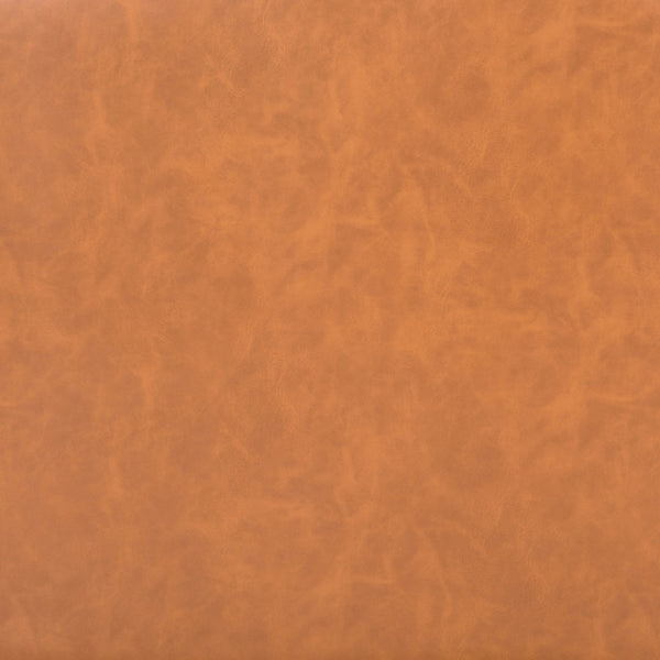 HomeRoots 27" Modern Brown and Gold Faux Leather Armchair - Stylish Comfort for Living Room or Home Office 556474