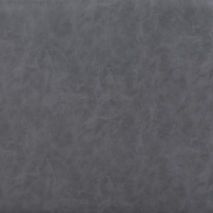 Homeroots 22" Gray And Silver Faux Leather Side Chair   556489