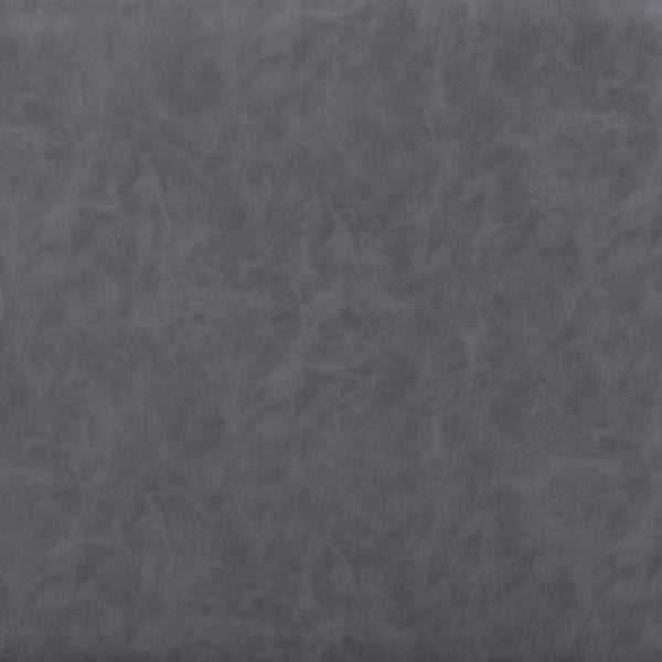 Homeroots 22" Gray And Silver Faux Leather Side Chair   556489