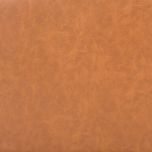 Homeroots 22" Brown And Silver Faux Leather Side Chair   556490