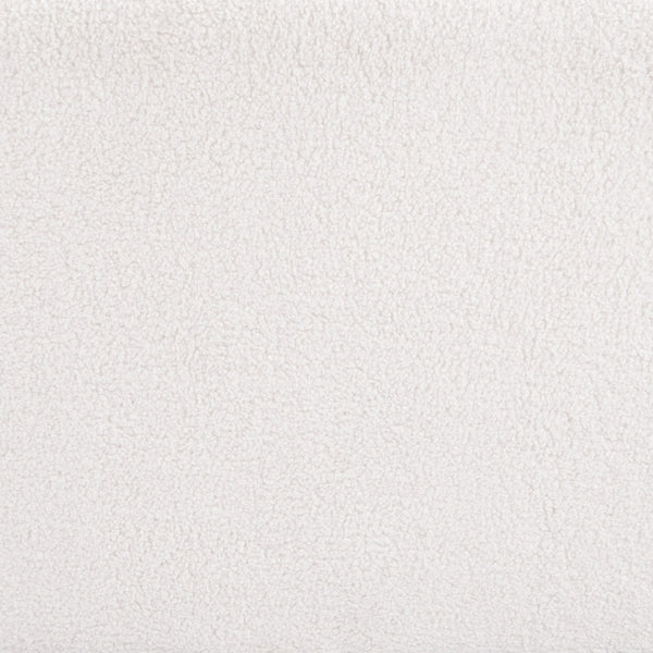 Homeroots 26" Ivory And Black Sherpa Arm Chair   556498