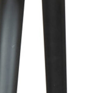HomeRoots 20" Gold and Black Mirrored Glass Round End Table - Glamorous Accent for Modern Living Spaces 556512
