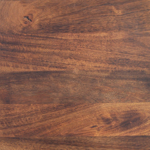 HomeRoots 21" Solid Wood Round Pedestal End Table in Rich Brown – Versatile Accent for Any Room Style 556524