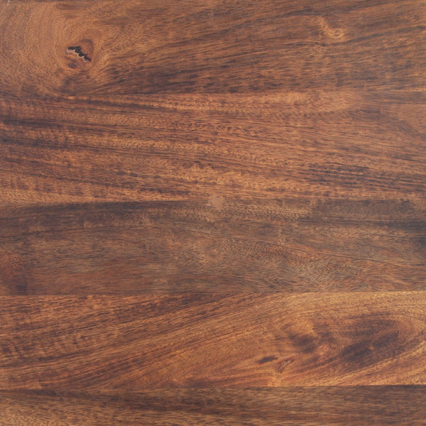 HomeRoots 21" Solid Wood Round Pedestal End Table in Rich Brown – Versatile Accent for Any Room Style 556524