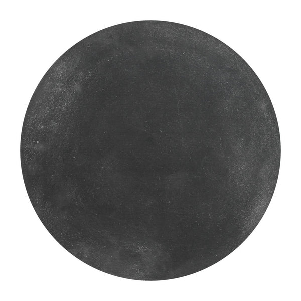 Homeroots 21" Black And Gold Round Pedestal End Table – Modern Aluminum Accent Table For Stylish Decor   556526