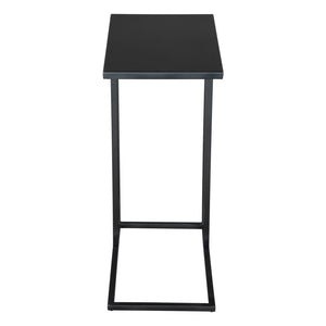 Homeroots 24" Black Iron Abstract End Table - Stylish Accent Piece For Living Room Or Bedroom Decor Upgrade   556549