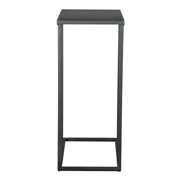 Homeroots 24" Black Iron Abstract End Table - Stylish Accent Piece For Living Room Or Bedroom Decor Upgrade   556549