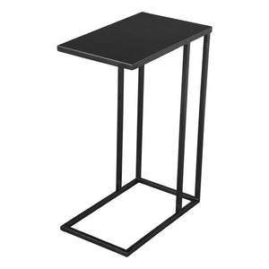 Homeroots 24" Black Iron Abstract End Table - Stylish Accent Piece For Living Room Or Bedroom Decor Upgrade   556549