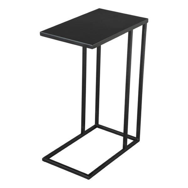 Homeroots 24" Black Iron Abstract End Table - Stylish Accent Piece For Living Room Or Bedroom Decor Upgrade   556549