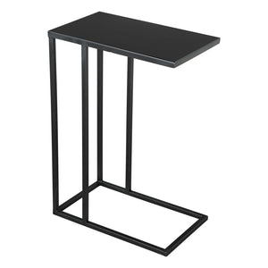 Homeroots 24" Black Iron Abstract End Table - Stylish Accent Piece For Living Room Or Bedroom Decor Upgrade   556549