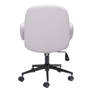 HomeRoots Beige Ergonomic Swivel Office Chair with Adjustable Height & Armrests for Ultimate Comfort & Style 556768