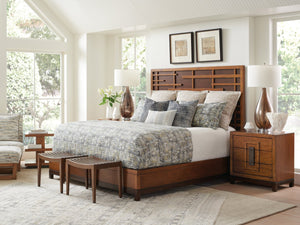 Lexington Tommy Bahama Home Isabela Nightstand: Elegant Pan-asian Design With 3 Drawers, Aged Iron Accents For Modern Living Sebana  556-621