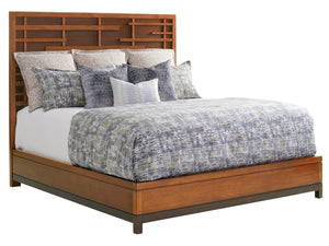 Lexington Tommy Bahama Home Shanghai Panel Bed - Embrace Zen Elegance With Sleek Lines, Eclectic Materials, And Tranquil Design Sebana  556-144c