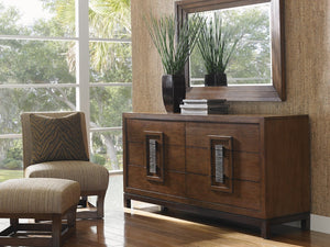 Lexington Tommy Bahama Home Heron Island Double Dresser - Elegant Six-drawer Storage With Artisan Hardware And Zen Design Elements Sebana  556-223