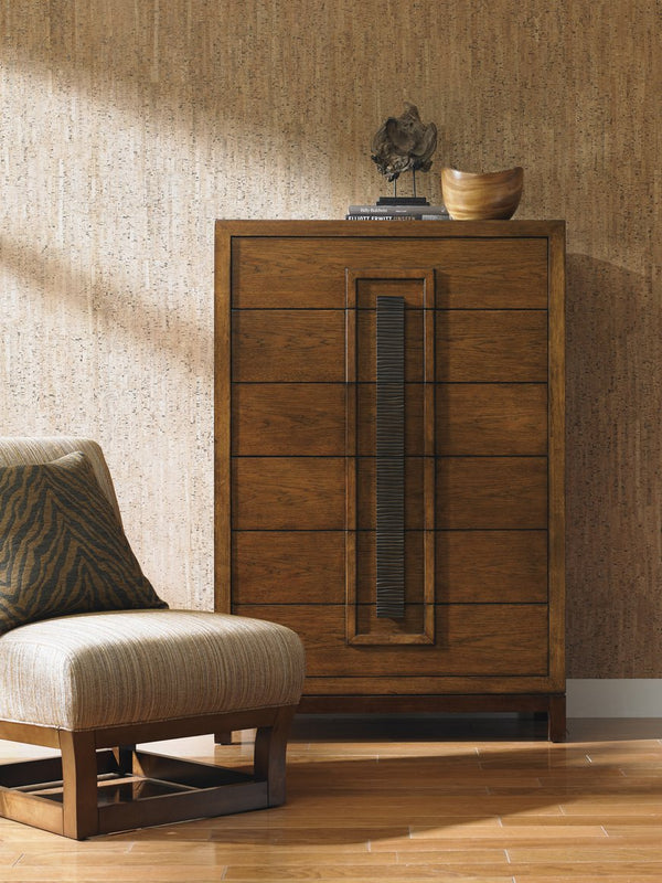 Lexington Tommy Bahama Home Java Drawer Chest - Elegantly Designed Six-drawer Storage With Artisan Hardware For Modern Décor Sebana  556-307