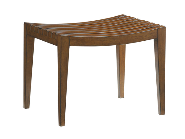 Lexington Tommy Bahama Home Midori Bench - Embrace Contemporary Zen Style With Concave Slat Seat And Tapered Legs For Relaxed Living Sebana  556-536